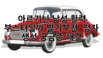 💪 아르기닌, 남성 활력 부스터일까? 발기부전 & 정자 생성 궁금증 해결! 🚀