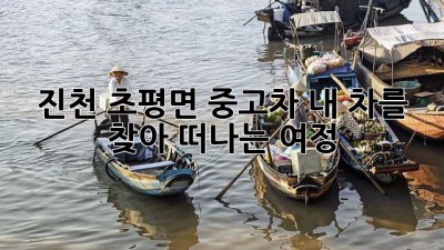 진천 초평면 중고차: 내 차를 찾아 떠나는 여정🚗
